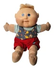 Vintage Cabbage Patch Preemie Doll Tan Hair Green Eyes Baby Doll 1980s