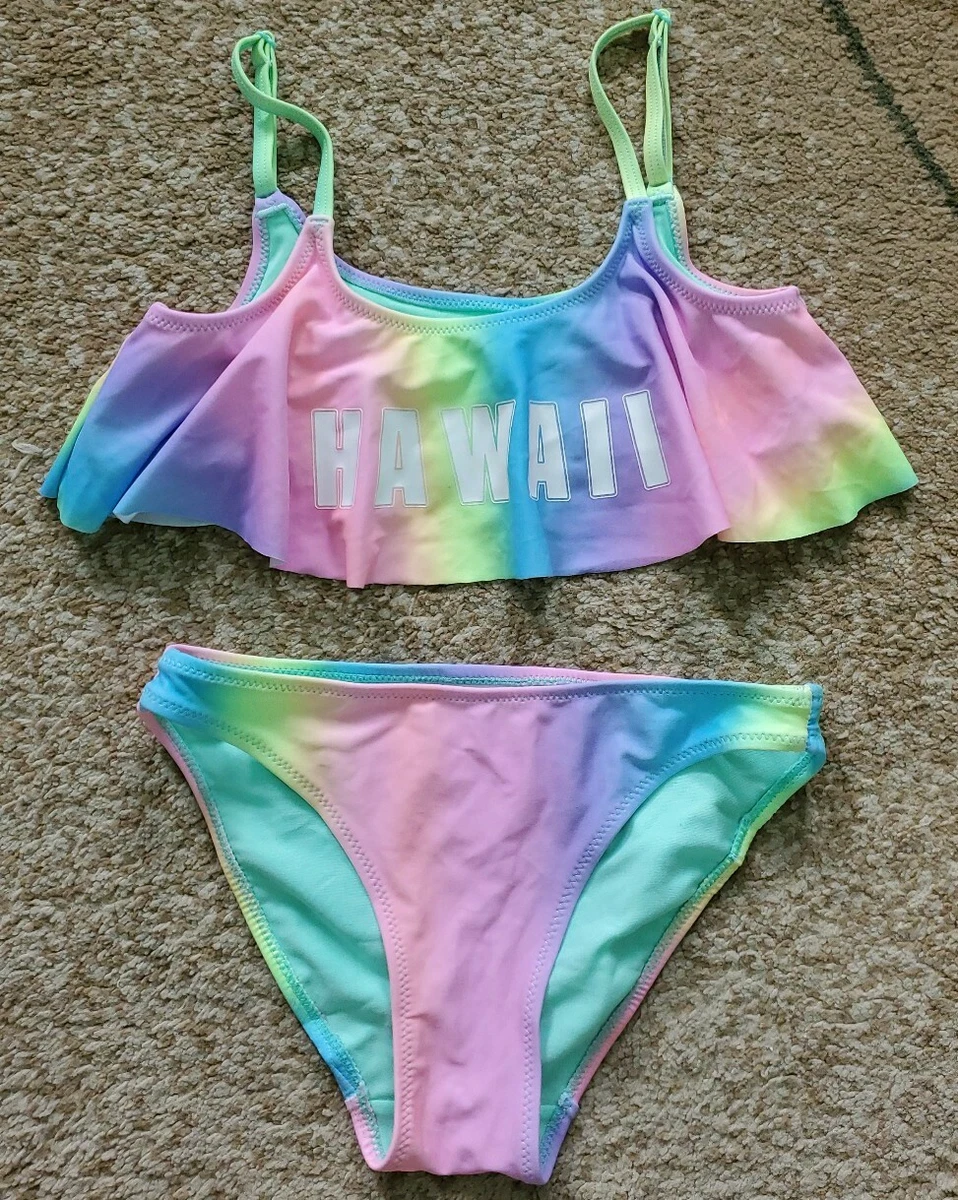 H&amp;M Girls 2pcs Suit Multicolor HAWAII Flare Size | eBay