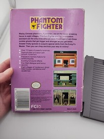Phantom Fighter NES(Nintendo Entertainment System, 1990) - Complete w/Box Tested