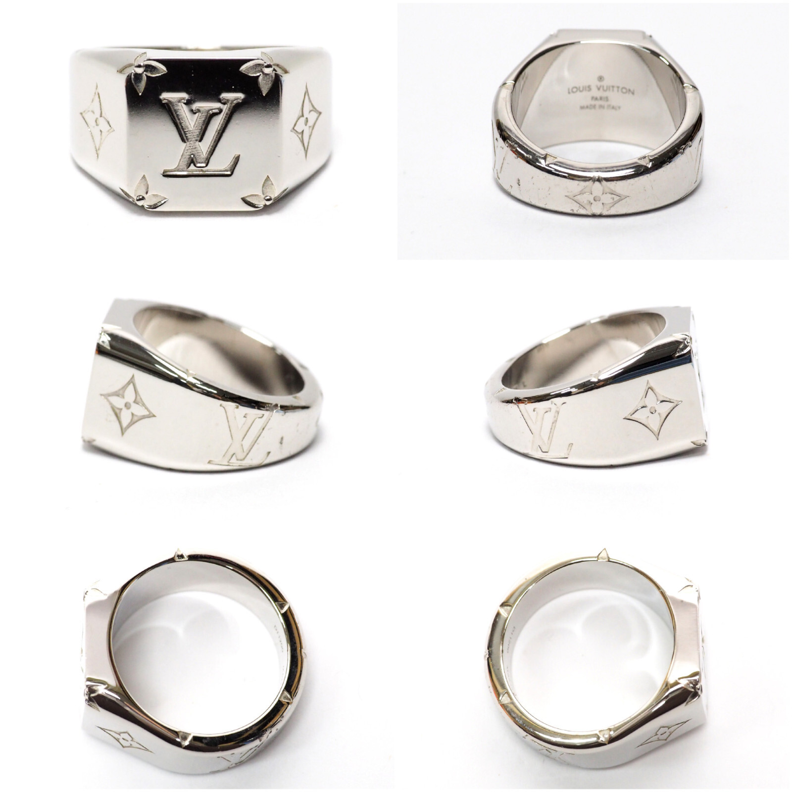 Monogram Lock Signet Ring S00 Men Fashion Jewelry LOUIS VUITTON #35 Monogram Lock Signet Ring S00 Men Fashion Jewelry LOUIS VUITTON