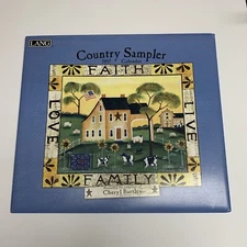 Lang Companies Country Sampler Cheryl Bartley Signed 2017 Wall Calendar NEW