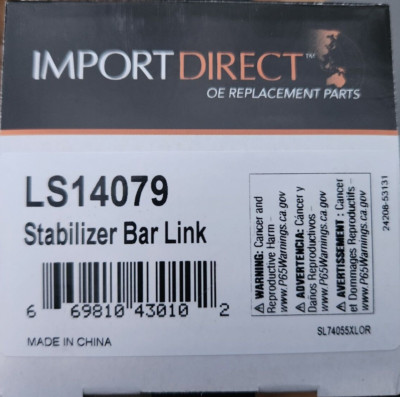 Import Direct Chassis Stabilizer Bar Link - LS14079