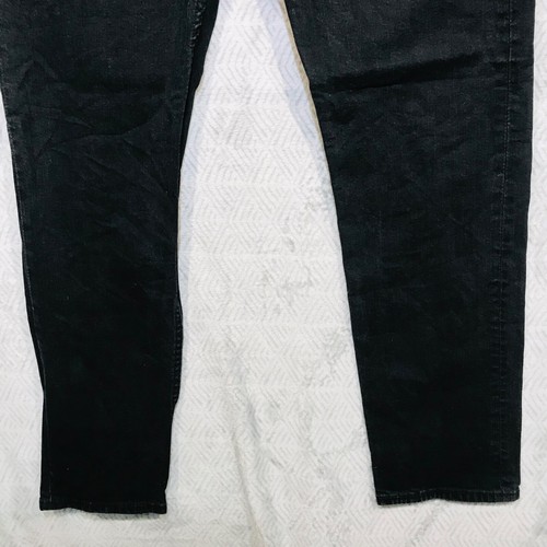 Levis 502 jean homme W36 L32 noir jeans Levi's mens straight leg Levi Strauss - Foto 2 di 16