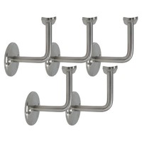 Edelstahl 5Er Set HandlaufträGer FüR Die 90° Wandmontage Handlaufhalter Treppe