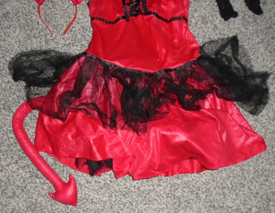 Muñeca Diablo Disfraz Halloween Niñas Adolescentes Talla 7-9 Foto 4 de 4