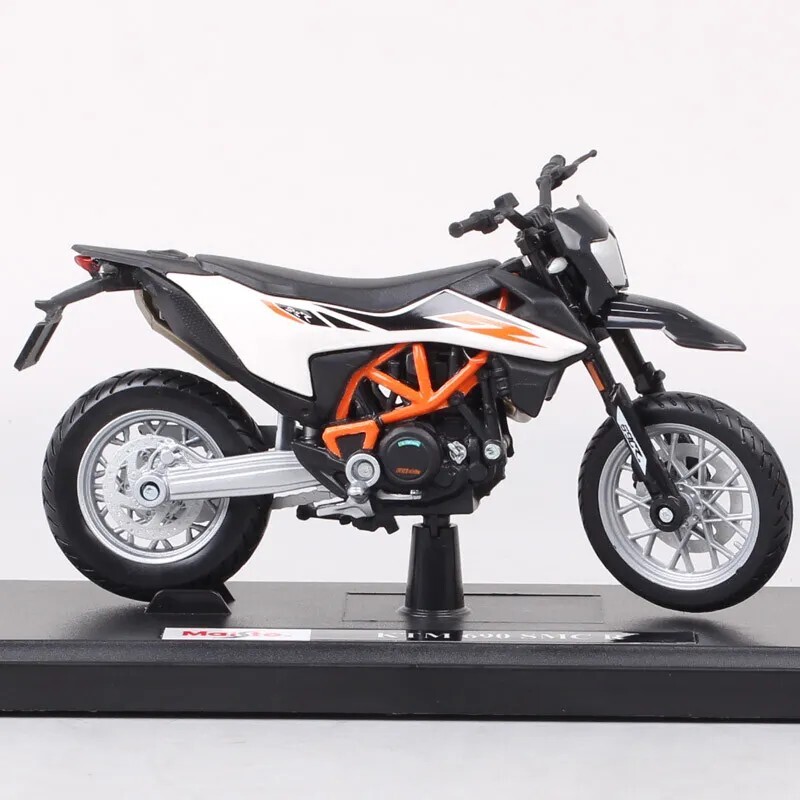 鉄道模型 KTM Maisto 1:18 KTM 690 SMC R Motorcycle Model Diecast Motorcross