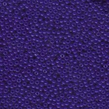 Miyuki Seed Beads 8/0 Opaque Cobalt Blue 8-414 Glass 22g Tube Size 10
