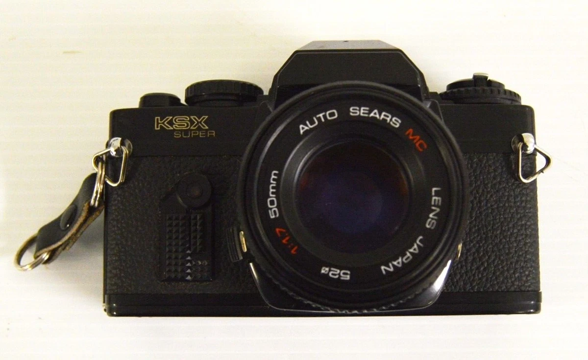 Vintage Sears 35mm Film KSX Super Camera, Auto Lens 50mm Cameras