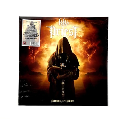 K.K's Priest Limited Silver Vinyl Record CD Sermons of the Sinner Judas Priest
