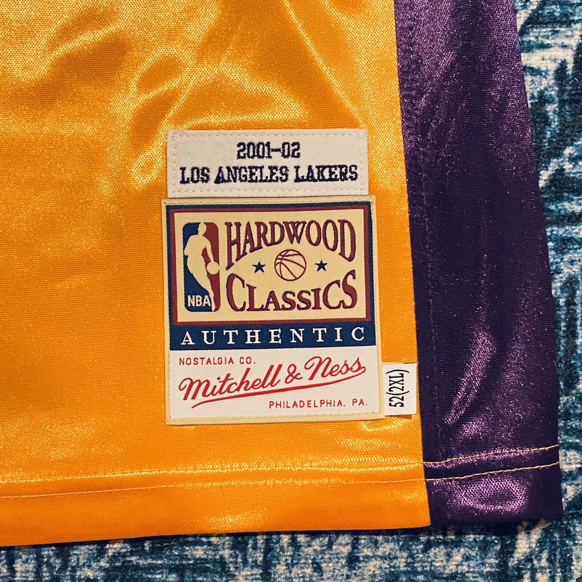 Mitchell and Ness hardwood classics LA Lakers 01-02 NBA finals