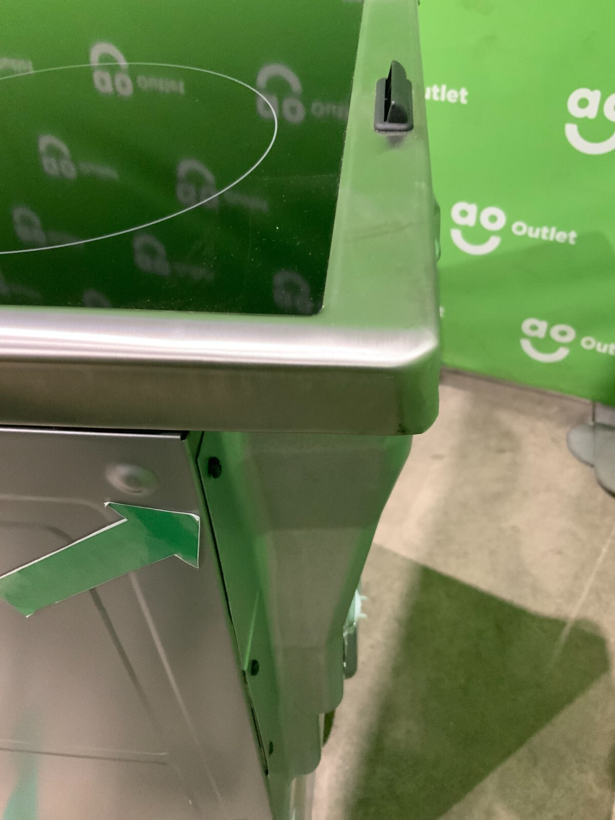 AEG Electric Cooker with Ceramic Hob Stainless Steel CCB6740ACM 