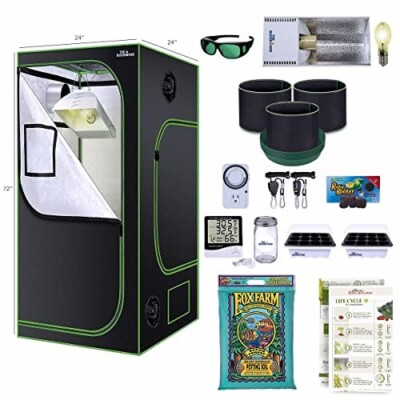 #ad TheBudGrower Complete All in One Home Grow Solution 2x2x6ft 150 Watt HPS 18200 $449.95
