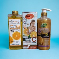 Veet Gold Kojic Vitamin C Shower Bath, Vitamin C Oil, Vitamin C Lotion