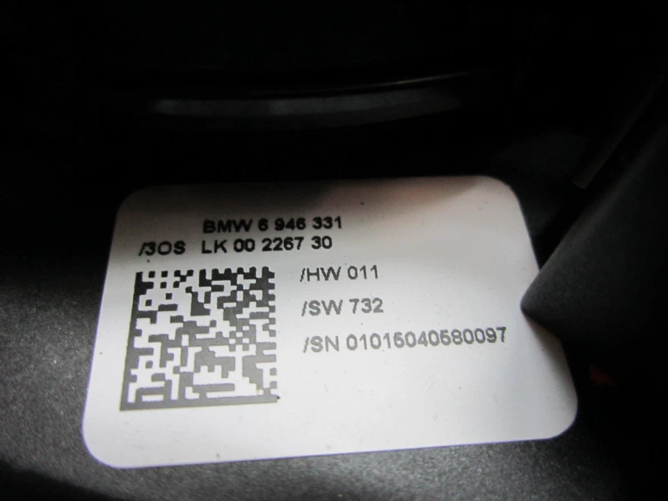 nn802139 BMW 745Li 2002 2004 2005 Steering Wheel Column Switch Unit Slip Ring - Image 4 of 4