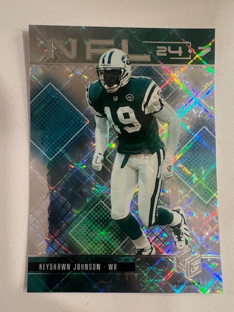 QTY: 1999 Upper Deck HoloGrFx - Keyshawn Johnson ( New York Jets ) NFL 24/7 #N8