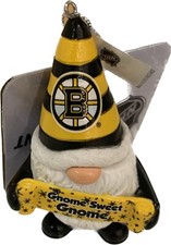Boston Bruins Gnome Sweet Gnome Ornament NHL Hockey Forever Collectibles