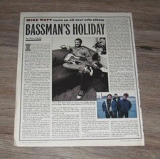 Mike Watt original ONE magazine clipping page PHOTO article