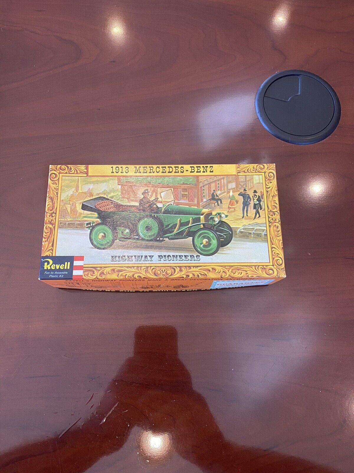 VINTAGE REVELL 1913 MERCEDES-BENZ PLASTIC MODEL CAR NEW IN BOX FREE SHIPPING!