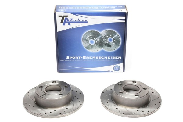 TA Technix Sport Bremsscheiben Satz Hinterachse Passend FüR Audi A6-image