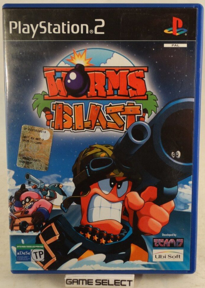 Worms Blast sony ps2 playstation 2 pal Eu Eur - - Original Complet