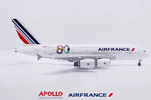 Air France A380 Reg: F-HPJI "80th Years Anniv." Apollo 1:200 Diecast A242015 - Picture 4 of 12