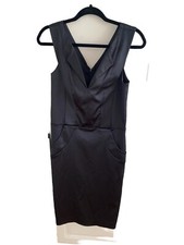 Ellen Tracy Dress Sheath Sleeveless Dress Sz 6 Evening Silky Perfect Party