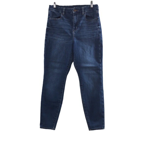 Jegging American Eagle Cruvy tiro alto para mujer 8 corto mediano algodón elástico