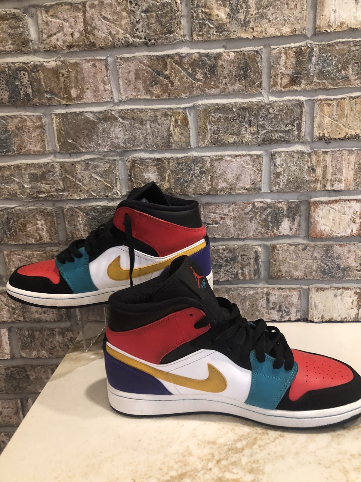 Wie Fallen Air Jordan 1 Mid Aus Size+9+-+Jordan+1+Mid+Multi-Color+2019 for sale online | eBay