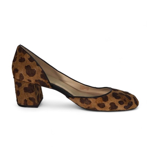 Cole Haan Grand OS Ocelot Hair Print Chucky Heels W12966 Women's 8.5B - Picture 7 of 12