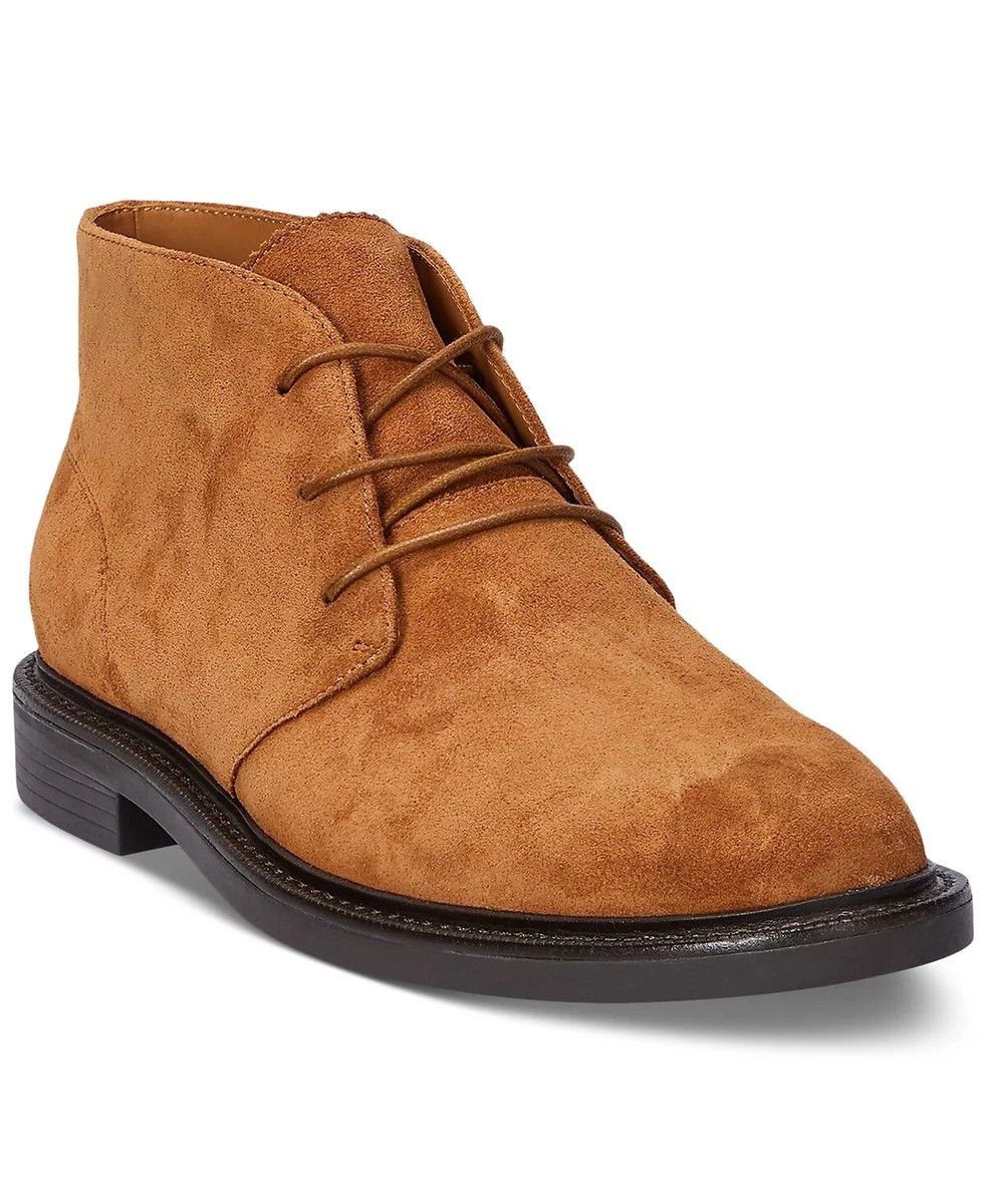 Polo Ralph Lauren Z4889 Mens Brown Asher Suede Chukka Boot Size