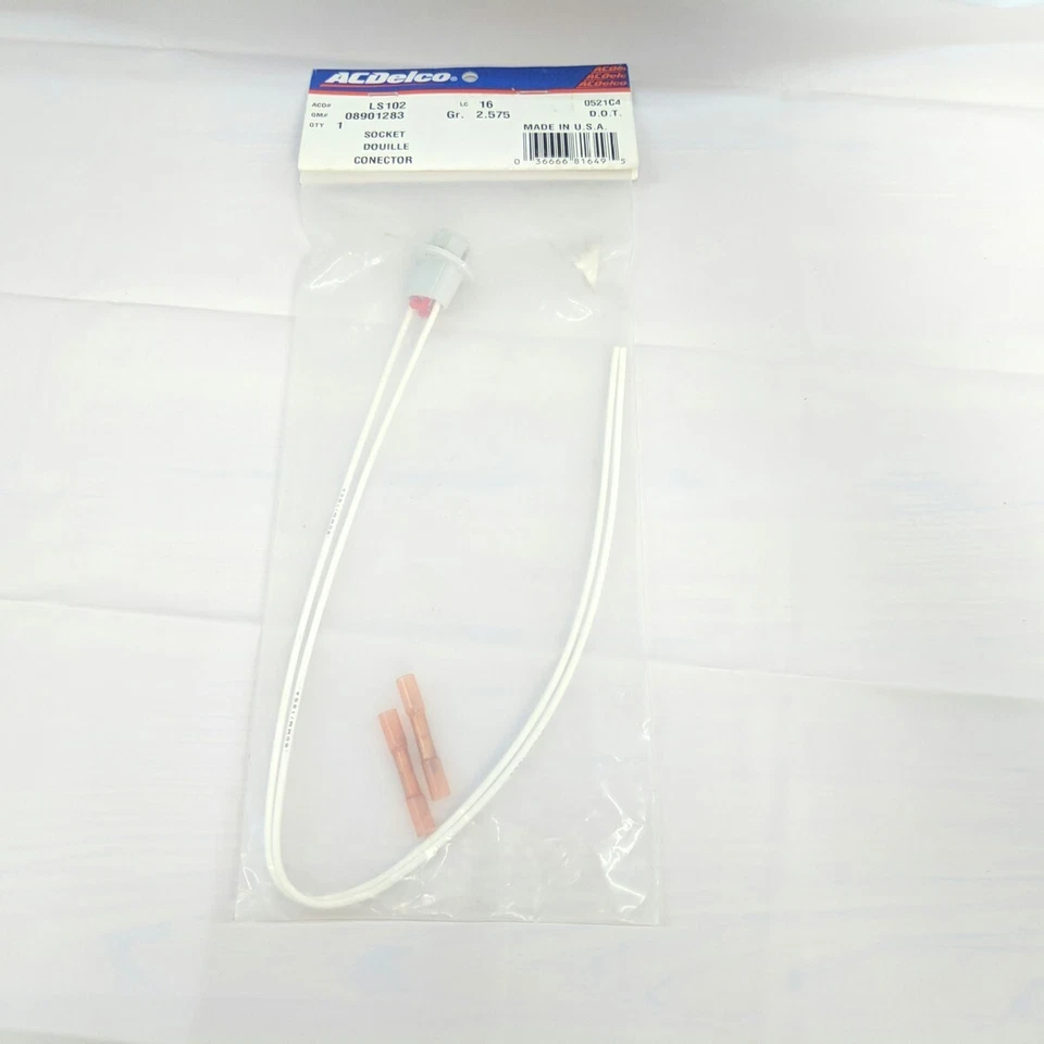 ACDelco LS102 GM 8901283 se adapta a Achieva Century gris enchufe de luz multiusos OE Foto 4 de 4