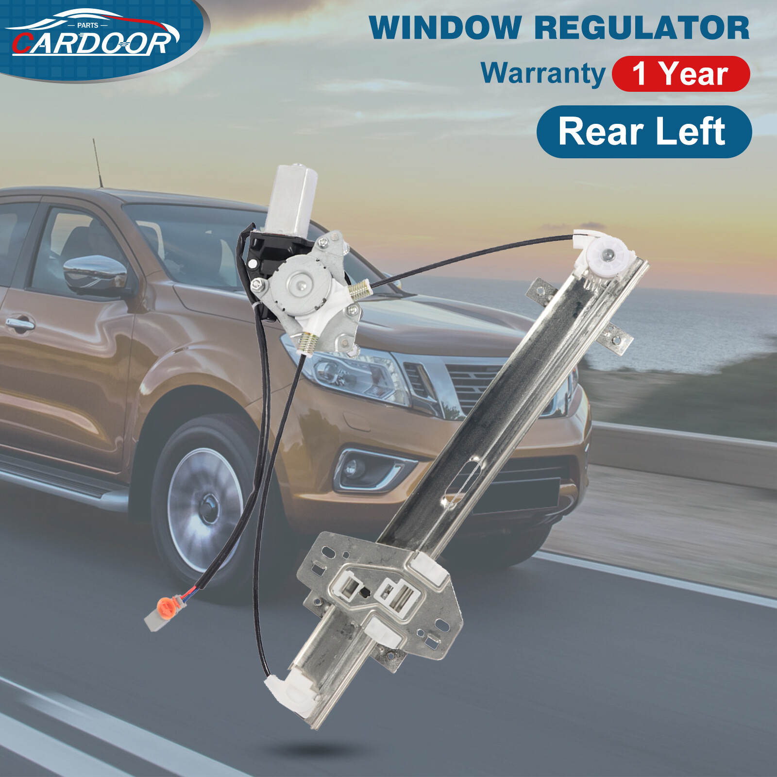 For 2001 2003 2005 2006 Acura MDX Power Window Regulator with Motor Rear Left