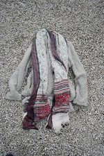 ✪ NEU Großer Ibiza Ethno Schal Stola Pareo Boho Indi Frida Mexiko MarokImpressio