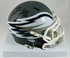 Miles Sanders Signed Philadelphia Eagles Amp Mini Helmet NFL + Beckett COA