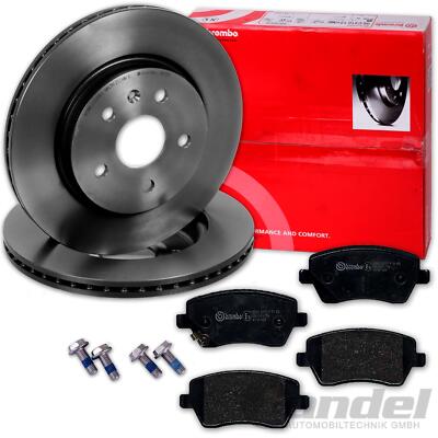 brembo BREMSSCHEIBEN + BELÄGE VORNE passend für OPEL AGILA B + SPLASH + SWIFT 3
