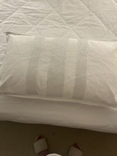 Hotel Collection 100 Cotton/Beaded Decorative Pillow W/100 Polyester insert