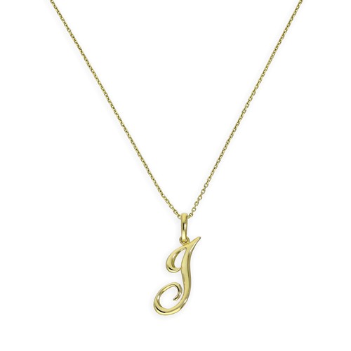 9ct Gold Fancy Calligraphy Script 