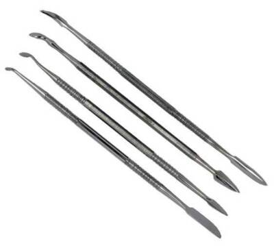 4Pc Stainless Steel Wax Carver Set