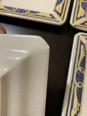 Tiffany Boutique ceramiche Made In Italy Square Plates 2 8