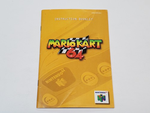 Mario Kart 64 Player's Choice USA-1 N64 Nintendo 64 Box & Manual Only *** - Picture 17 of 24