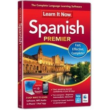 Learn It Now Spanish Premier Language Learning Software For PC/Mac DVD