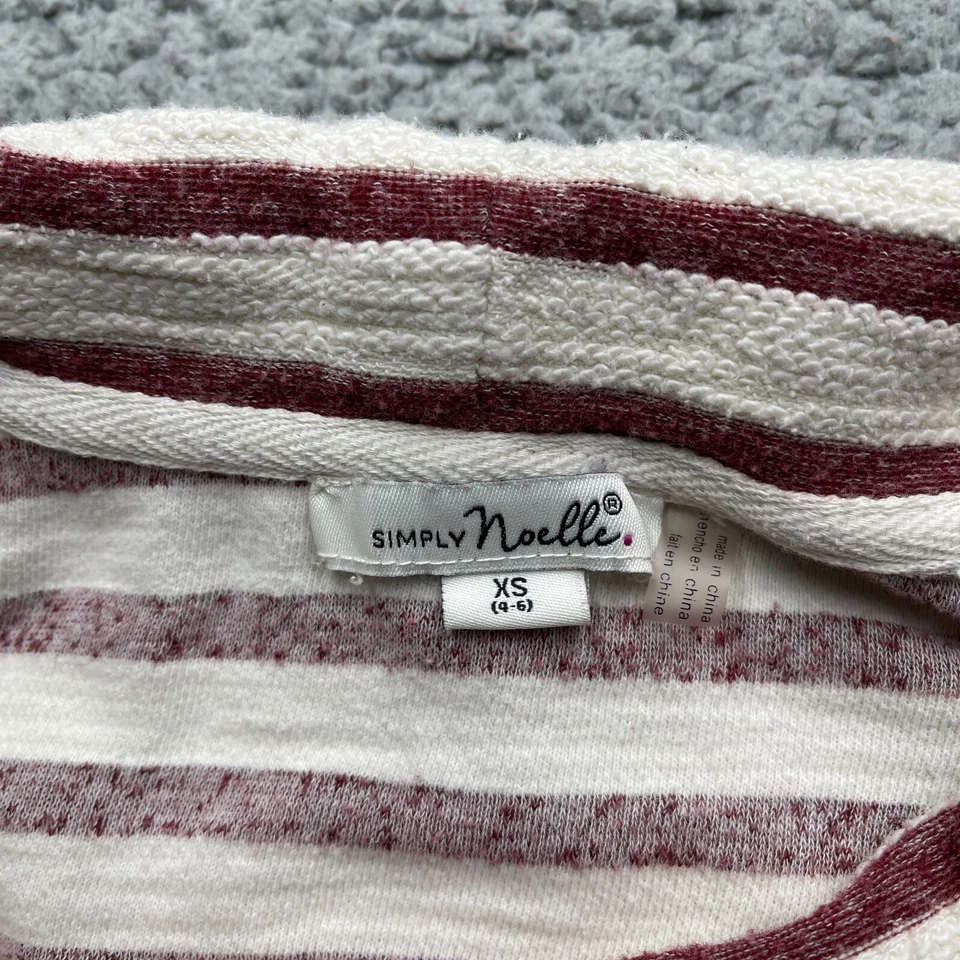 Top Simply Noelle con cordón capucha cuello para mujer XS manga con lengüeta enrollable bolsillo frontal Foto 2 de 4