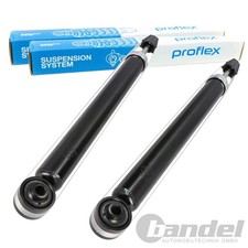 2x PROFLEX GAS-STOßDÄMPFER HINTEN passend für FORD FIESTA MAZDA 2