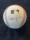 AARON JUDGE AARON BOONE PAUL DEJONG SIGNED AUTOGRAPHED OML BASEBALL YANKEES