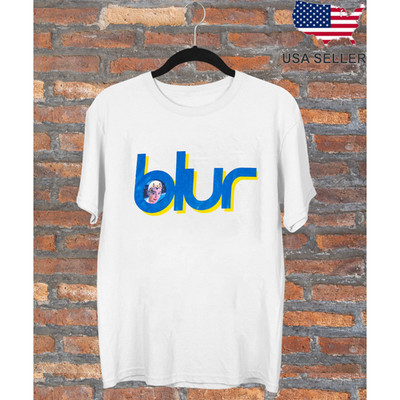 Rare Blur Band Music Gift For Fan White T- Shirt Full Size S-5XL BO729
