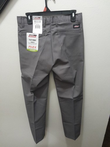 Original Dickies Herrenhose Größe 30 x 30 vorne flach schmale Passform flexibel neu mit Etikett - Bild 3 von 5