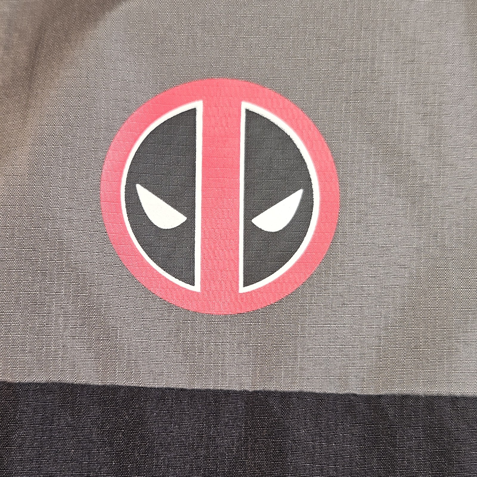 Marvel Deadpool Windbreaker Jacket Gray Black Red… - image 6