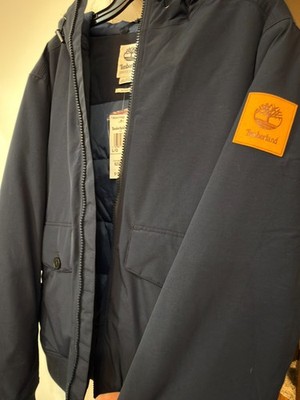Timberland Navy Blue Jacket - Large - Waterproof 