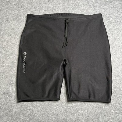 Sharkskin Womens Chillproof Short Pants Water Sports Fleece Lined Black Size 16