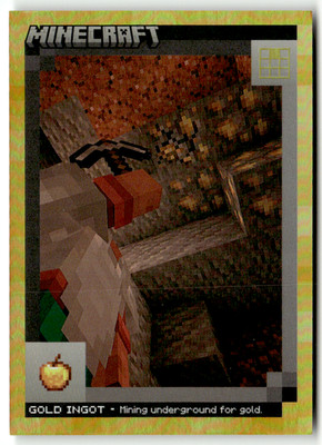 Panini Minecraft 2024 Mojang No. 92 Gold Ingot 76/99